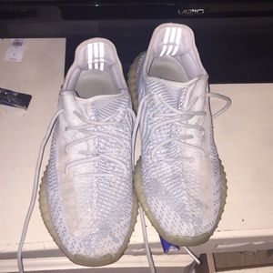 Cloud White Reflective Yeezys